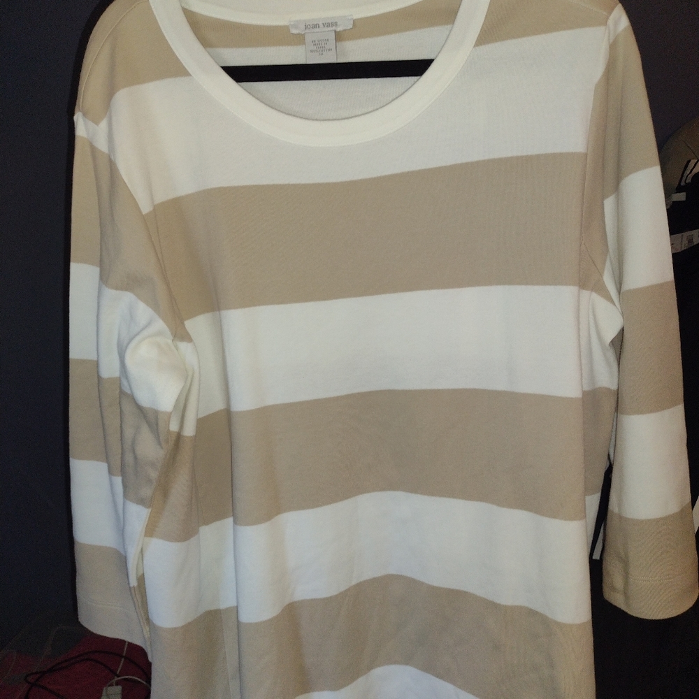 Joan Vass casual top size 1X